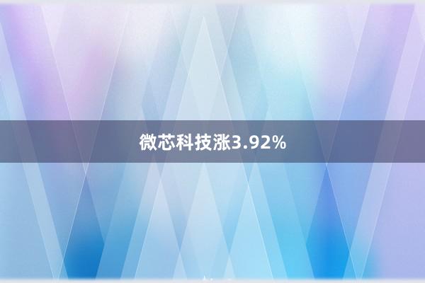 微芯科技涨3.92%